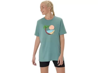 TRICOU UNISEX ASICS PALM IN THE SUN CU MÂNECĂ SCURTĂ