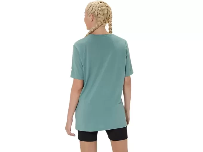 TRICOU UNISEX ASICS PALM IN THE SUN CU MÂNECĂ SCURTĂ TRICOU UNISEX ASICS PALM IN THE SUN CU MÂNECĂ SCURTĂ