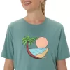 TRICOU UNISEX ASICS PALM IN THE SUN CU MÂNECĂ SCURTĂ TRICOU UNISEX ASICS PALM IN THE SUN CU MÂNECĂ SCURTĂ