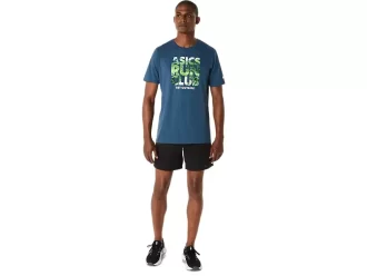 TRICOU UNISEX ASICS RUN OUTSIDE CLUB CU MÂNECĂ SCURTĂ