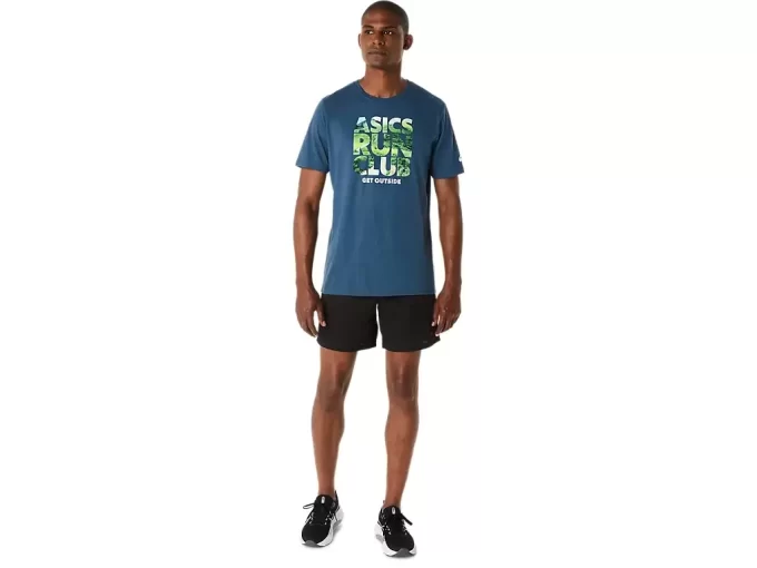 TRICOU UNISEX ASICS RUN OUTSIDE CLUB CU MÂNECĂ SCURTĂ TRICOU UNISEX ASICS RUN OUTSIDE CLUB CU MÂNECĂ SCURTĂ