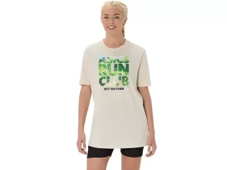 TRICOU UNISEX ASICS RUN OUTSIDE CLUB CU MÂNECĂ SCURTĂ