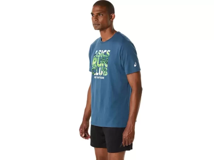 TRICOU UNISEX ASICS RUN OUTSIDE CLUB CU MÂNECĂ SCURTĂ TRICOU UNISEX ASICS RUN OUTSIDE CLUB CU MÂNECĂ SCURTĂ