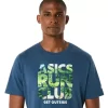 TRICOU UNISEX ASICS RUN OUTSIDE CLUB CU MÂNECĂ SCURTĂ TRICOU UNISEX ASICS RUN OUTSIDE CLUB CU MÂNECĂ SCURTĂ