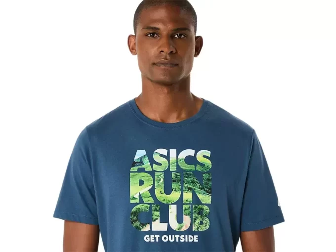 TRICOU UNISEX ASICS RUN OUTSIDE CLUB CU MÂNECĂ SCURTĂ TRICOU UNISEX ASICS RUN OUTSIDE CLUB CU MÂNECĂ SCURTĂ