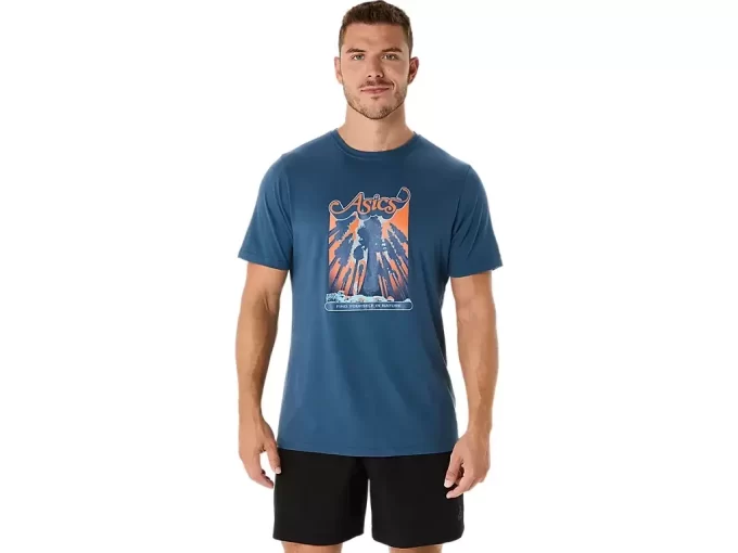 TRICOU UNISEX ASICS WANDER CU MÂNECĂ SCURTĂ TRICOU UNISEX ASICS WANDER CU MÂNECĂ SCURTĂ
