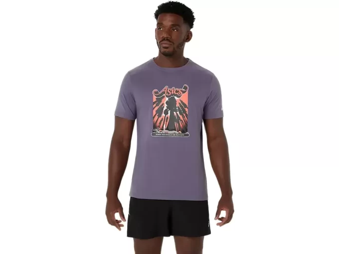 TRICOU UNISEX ASICS WANDER CU MÂNECĂ SCURTĂ TRICOU UNISEX ASICS WANDER CU MÂNECĂ SCURTĂ