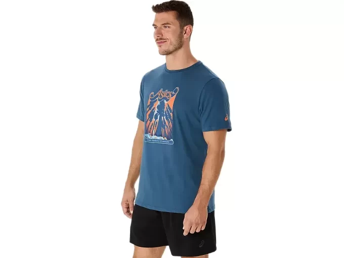 TRICOU UNISEX ASICS WANDER CU MÂNECĂ SCURTĂ TRICOU UNISEX ASICS WANDER CU MÂNECĂ SCURTĂ