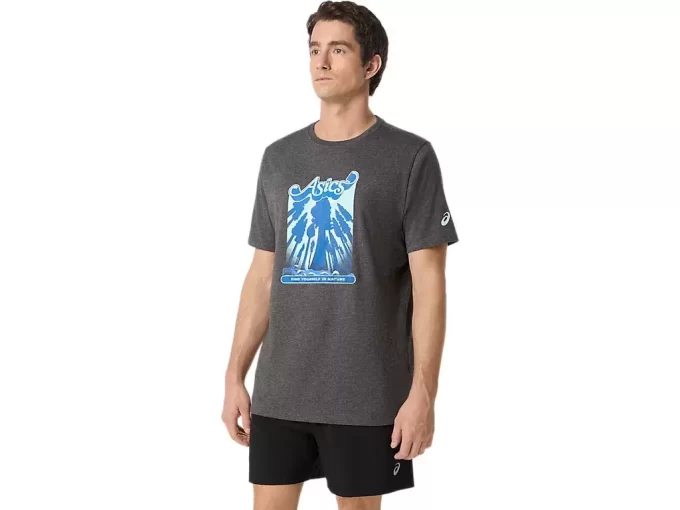 TRICOU UNISEX ASICS WANDER CU MÂNECĂ SCURTĂ TRICOU UNISEX ASICS WANDER CU MÂNECĂ SCURTĂ