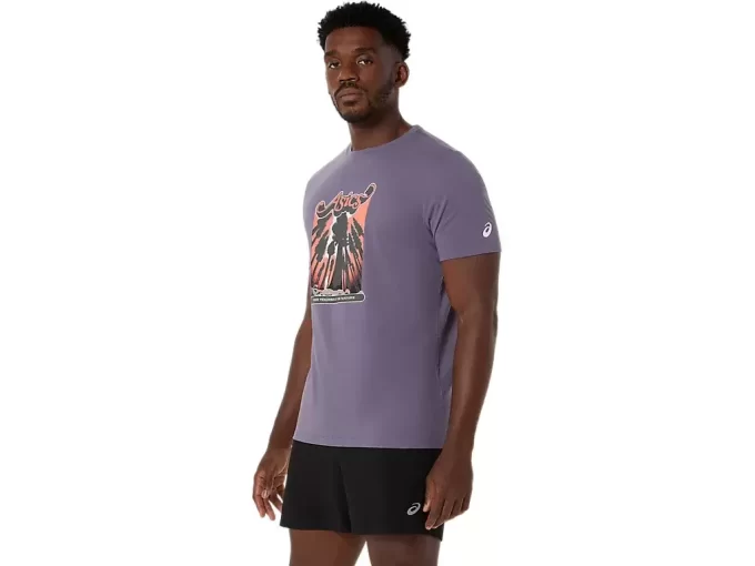 TRICOU UNISEX ASICS WANDER CU MÂNECĂ SCURTĂ TRICOU UNISEX ASICS WANDER CU MÂNECĂ SCURTĂ