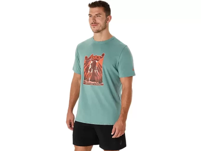 TRICOU UNISEX ASICS WANDER CU MÂNECĂ SCURTĂ TRICOU UNISEX ASICS WANDER CU MÂNECĂ SCURTĂ