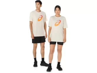 TRICOU UNISEX CU MÂNECĂ SCURTĂ ȘI LOGO SPIRAL GRADIENT